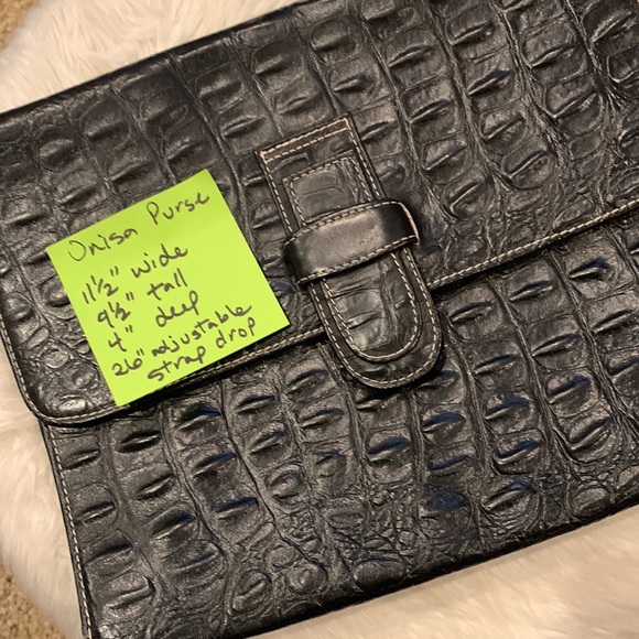 Unisa Faux Croc Embossed Leather purse - Picture 9 of 9